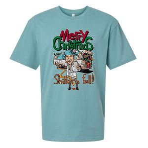 Christmas Vacation, Merry Christmas Shitters Full, Christmas Ugly Sueded Cloud Jersey T-Shirt