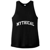Mythical Collegiate Swea Ladies PosiCharge Tri-Blend Wicking Tank