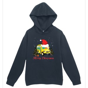 Merry Christmas School Bus Driver Xmas Pajamas Gifto Urban Pullover Hoodie