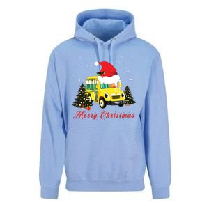 Merry Christmas School Bus Driver Xmas Pajamas Gifto Unisex Surf Hoodie