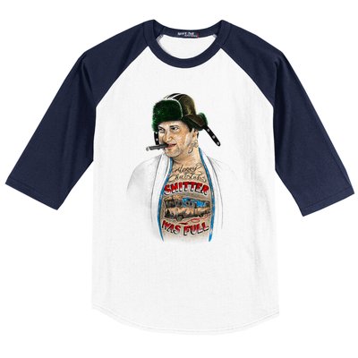 Merry Christmas Shitter Was Full Baseball Sleeve Shirt