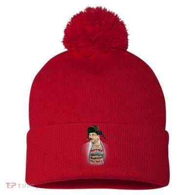 Merry Christmas Shitter Was Full Pom Pom 12in Knit Beanie