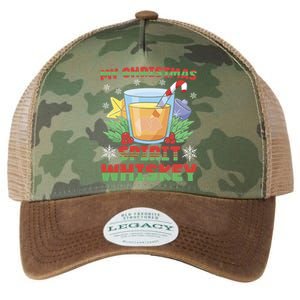 My Christmas Spirit Is Whiskey Gift Legacy Tie Dye Trucker Hat