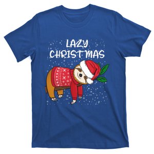 Merry Christmas Santa Sloth Merry Slothmas Lazy Christmas Gift T-Shirt