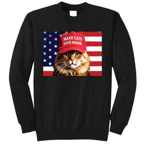 Make Cats Safe Again Red Hat 2024 Debate Funny Sweatshirt