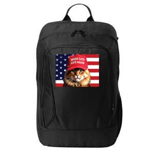 Make Cats Safe Again Red Hat 2024 Debate Funny City Backpack