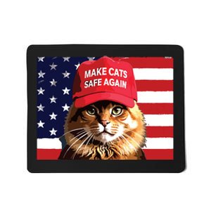 Make Cats Safe Again Red Hat 2024 Debate Funny Mousepad