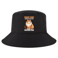 Maine Coon Smarter Than Your Average Dog Maine Coon Cat Cool Comfort Performance Bucket Hat