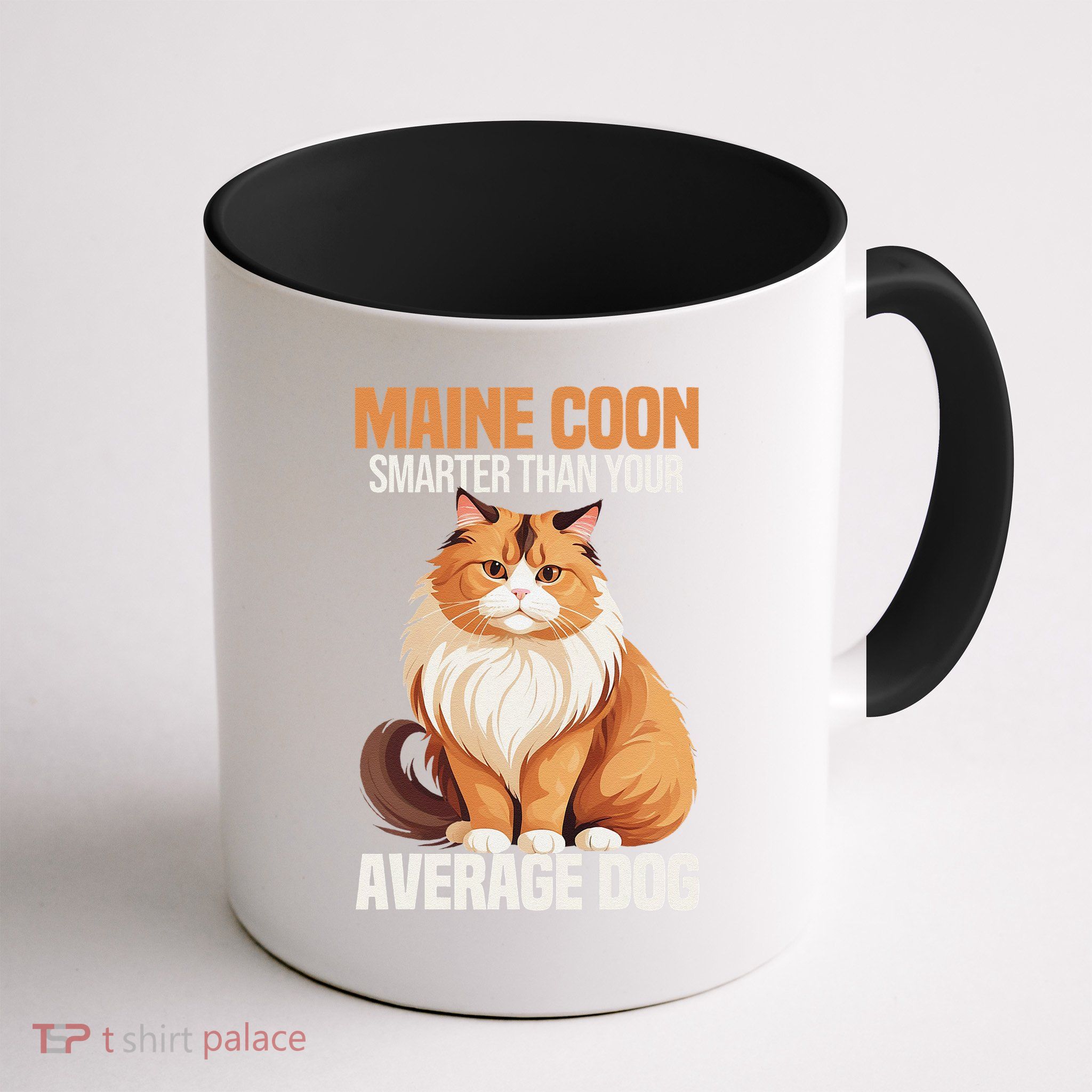 Maine Coon Smarter Than Your Average Dog Maine Coon Cat Mug