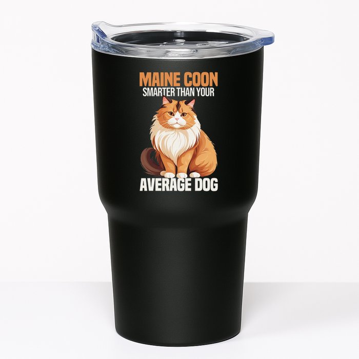 Maine Coon Smarter Than Your Average Dog Maine Coon Cat Tumbler