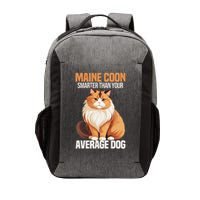 Maine Coon Smarter Than Your Average Dog Maine Coon Cat Vector Backpack