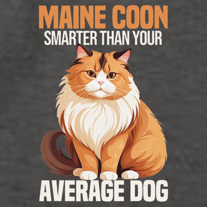 Maine Coon Smarter Than Your Average Dog Maine Coon Cat Vector Backpack