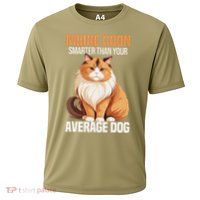 Maine Coon Smarter Than Your Average Dog Maine Coon Cat Performance Shirt
