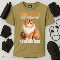 Maine Coon Smarter Than Your Average Dog Maine Coon Cat Performance Shirt