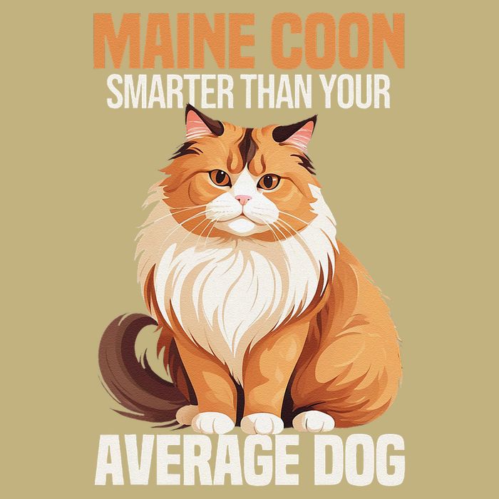 Maine Coon Smarter Than Your Average Dog Maine Coon Cat Button