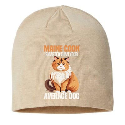 Maine Coon Smarter Than Your Average Dog Maine Coon Cat Sustainable Beanie