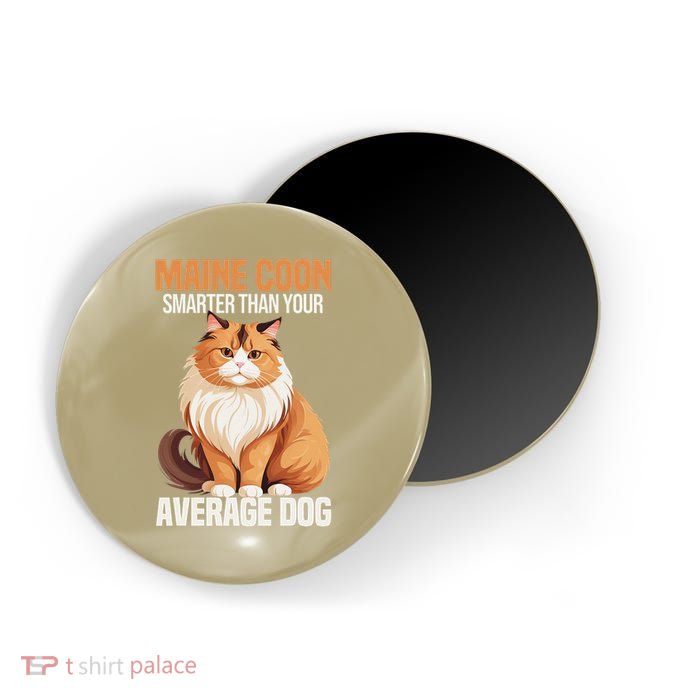 Maine Coon Smarter Than Your Average Dog Maine Coon Cat Magnet