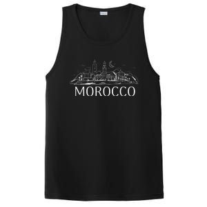 Morocco City Skyline PosiCharge Competitor Tank