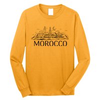 Morocco City Skyline Long Sleeve Shirt