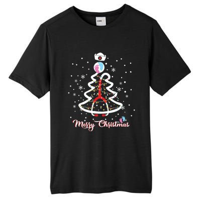 Merry Christmas Stethoscope Nicu Nurse Christmas Tree Great Gift Tall Fusion ChromaSoft Performance T-Shirt