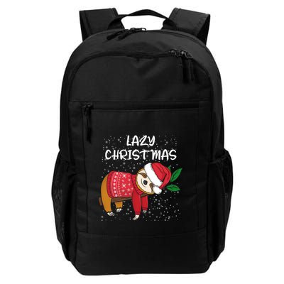 Merry Christmas Santa Sloth Merry Slothmas Lazy Christmas Gift Backpack