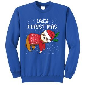 Merry Christmas Santa Sloth Merry Slothmas Lazy Christmas Gift Sweatshirt