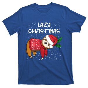 Merry Christmas Santa Sloth Merry Slothmas Lazy Christmas Gift T-Shirt