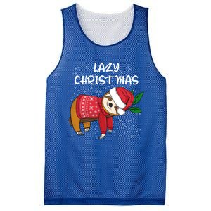 Merry Christmas Santa Sloth Merry Slothmas Lazy Christmas Gift Mesh Reversible Basketball Jersey Tank