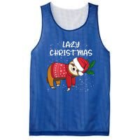 Merry Christmas Santa Sloth Merry Slothmas Lazy Christmas Gift Mesh Reversible Basketball Jersey Tank