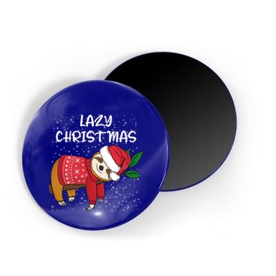 Merry Christmas Santa Sloth Merry Slothmas Lazy Christmas Gift Magnet