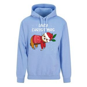 Merry Christmas Santa Sloth Merry Slothmas Lazy Christmas Gift Unisex Surf Hoodie