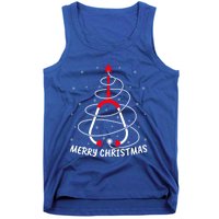 Merry Christmas Stethoscope Nursing Nurse Christmas Tree Gift Tank Top