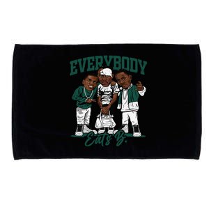 Money Cash Streetwear Matching Oxidized Green 4s Microfiber Hand Towel