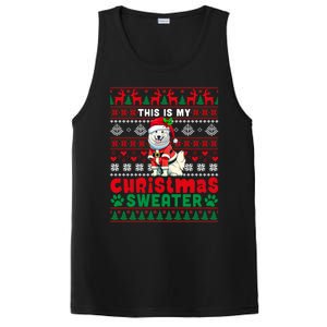 My Christmas Sweater Costume Santa Samoyed Lover Owner Meaningful Gift PosiCharge Competitor Tank