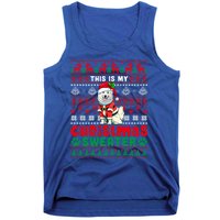 My Christmas Sweater Costume Santa Samoyed Lover Owner Meaningful Gift Tank Top