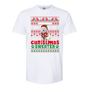 My Christmas Sweater Costume Santa Samoyed Lover Owner Meaningful Gift Softstyle CVC T-Shirt