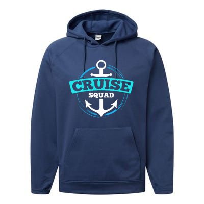 Matching Cruise Squads For Cruise Trip Vacation Performance Fleece Hoodie