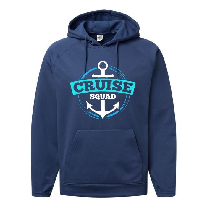 Matching Cruise Squads For Cruise Trip Vacation Performance Fleece Hoodie