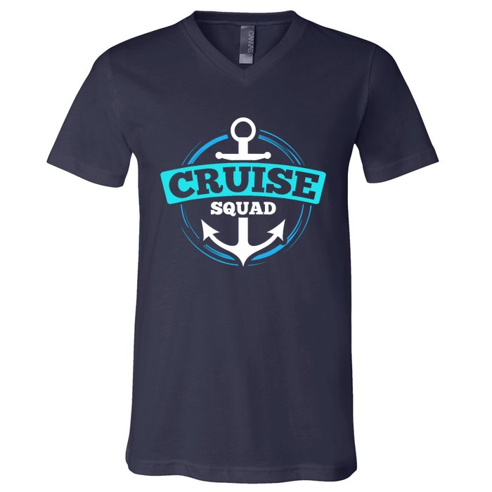 Matching Cruise Squads For Cruise Trip Vacation V-Neck T-Shirt