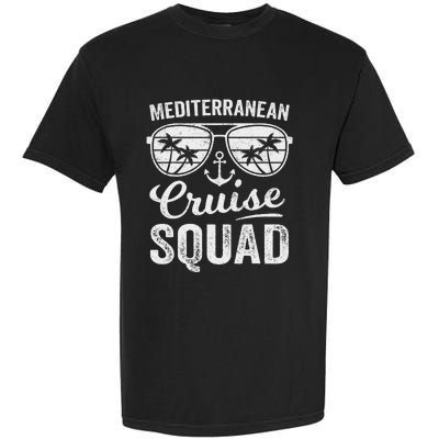 Mediterranean Cruise Squad 2024 Vacation Matching Family Garment-Dyed Heavyweight T-Shirt