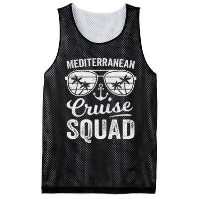 Mediterranean Cruise Squad 2024 Vacation Matching Family Mesh Reversible Basketball Jersey Tank