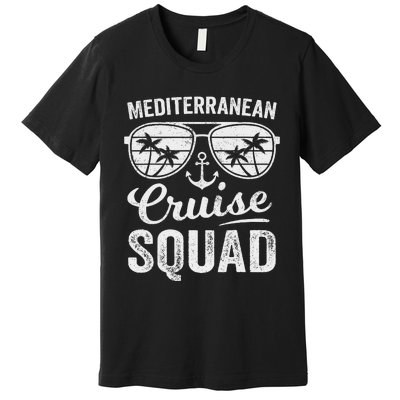 Mediterranean Cruise Squad 2024 Vacation Matching Family Premium T-Shirt