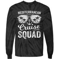 Mediterranean Cruise Squad 2024 Vacation Matching Family Tie-Dye Long Sleeve Shirt