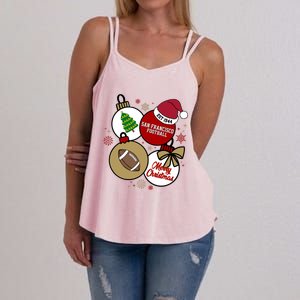 Merry Christmas San Francisco Football Est 1944 Women's Strappy Tank