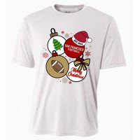 Merry Christmas San Francisco Football Est 1944 Cooling Performance Crew T-Shirt