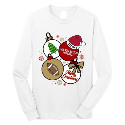 Merry Christmas San Francisco Football Est 1944 Long Sleeve Shirt