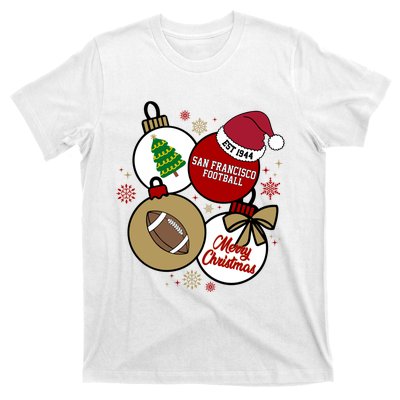 Merry Christmas San Francisco Football Est 1944 T-Shirt