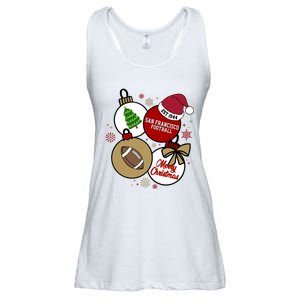 Merry Christmas San Francisco Football Est 1944 Ladies Essential Flowy Tank