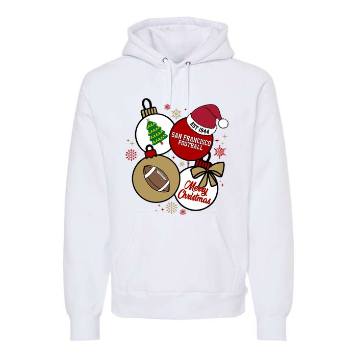 Merry Christmas San Francisco Football Est 1944 Premium Hoodie