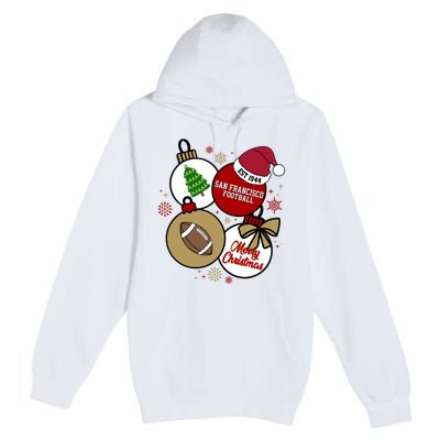 Merry Christmas San Francisco Football Est 1944 Premium Pullover Hoodie